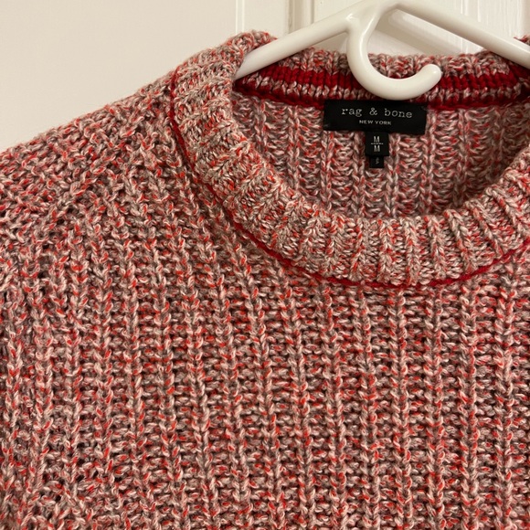 Red/white Rag & Bone sweater - Picture 1 of 3